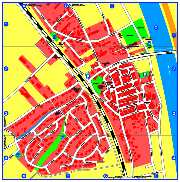 Ortsplan Wínterhausen